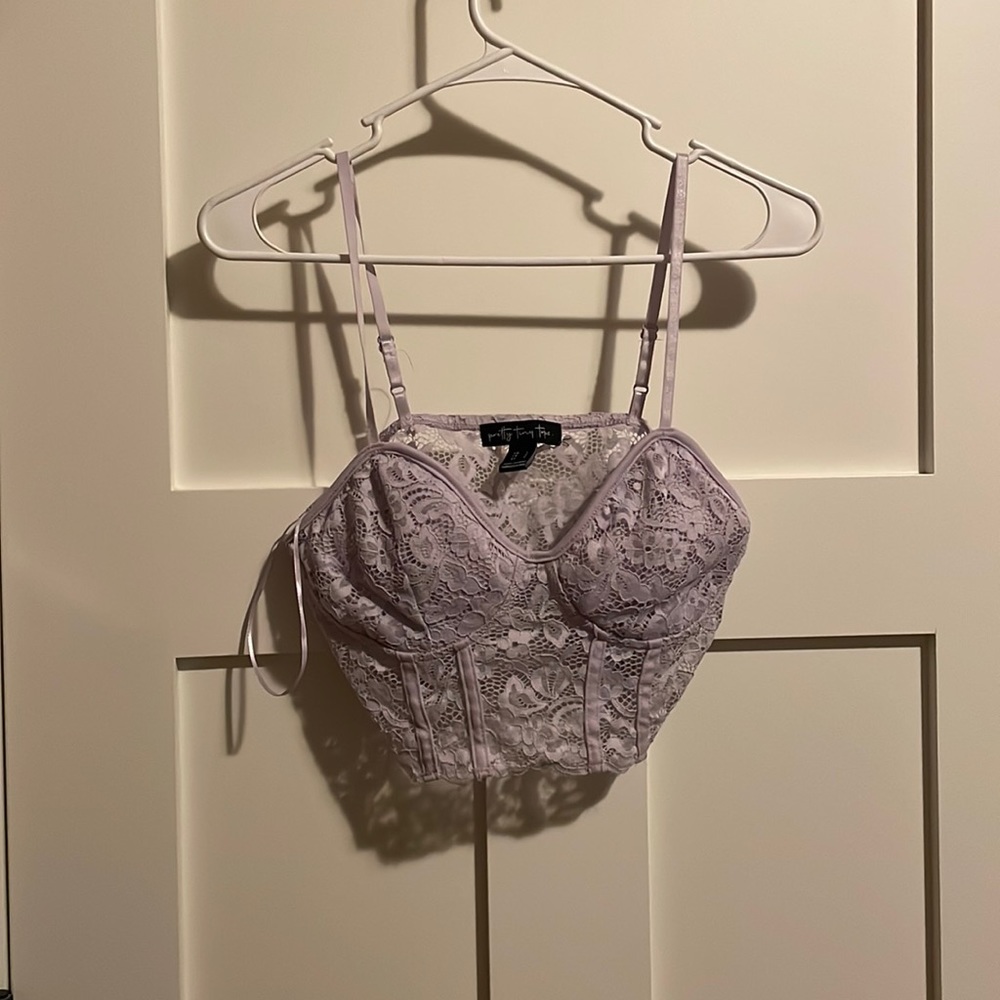 Stylish purple crop top. Only worn once